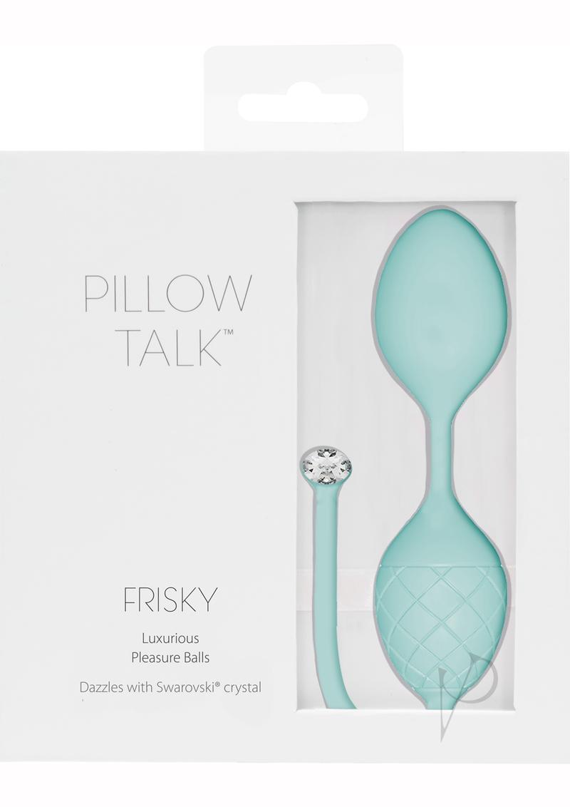 Pillow Talk Frisky Pleasure Balls Teal_0