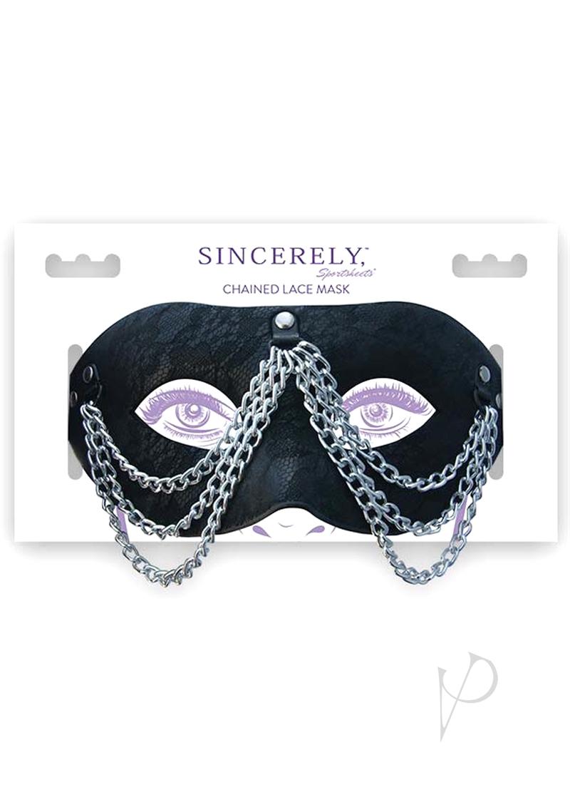 Sincerely Chained Lace Mask_0