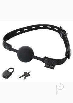 Sincerely Locking Lace Silicone Ball Gag_1
