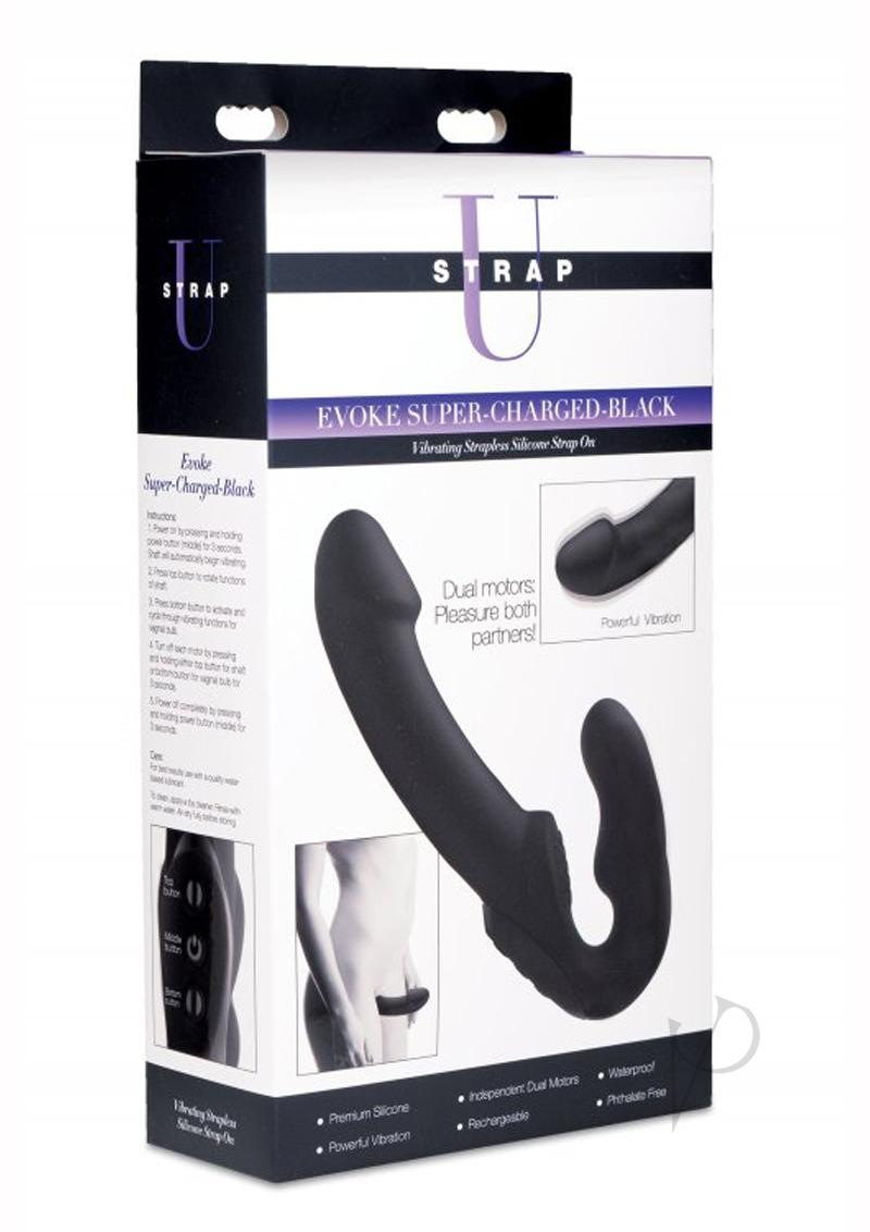 Strap U Evoke Vibrating Strapless Black_0