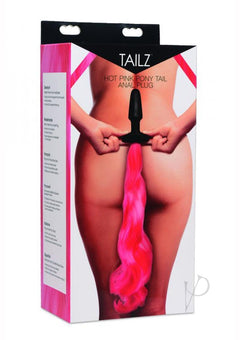 Tailz Pony Tail Anal Plug Hot Pink_0