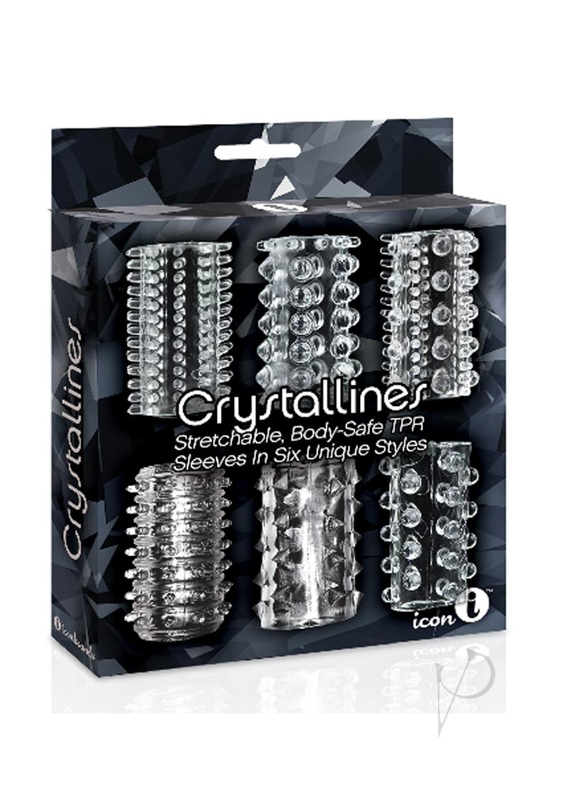 The 9 Crystalline Cock Sleeve 6pk_0