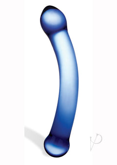 Curved Glass G-spot Dildo Blue 6_1