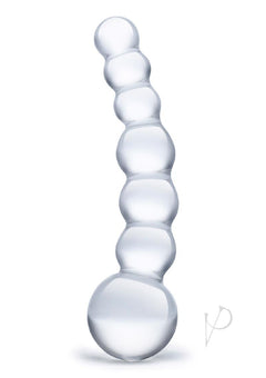 Curved Beaded Glass Dildo 5 In_1