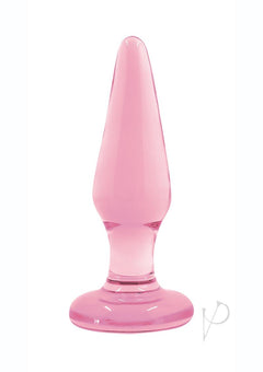 Crystal Glass Tapered Plug Small Pink_1