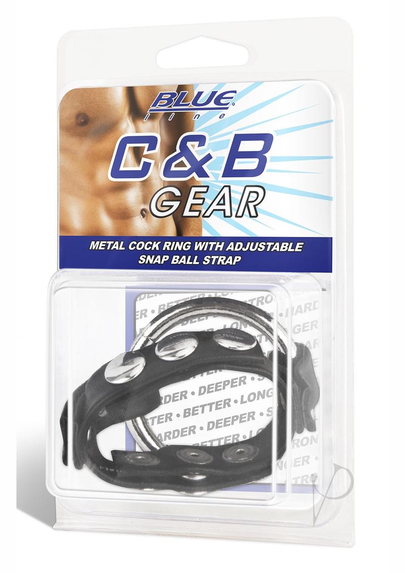 Cb Gear Metal Cock Ring W/ball Strap_0
