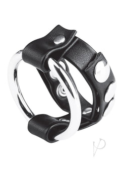 Cb Gear Metal Cock Ring W/ball Strap_1