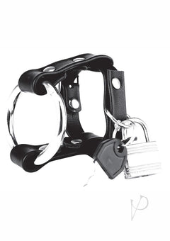Cb Gear Metal Cock Ring W/locking Strap_1