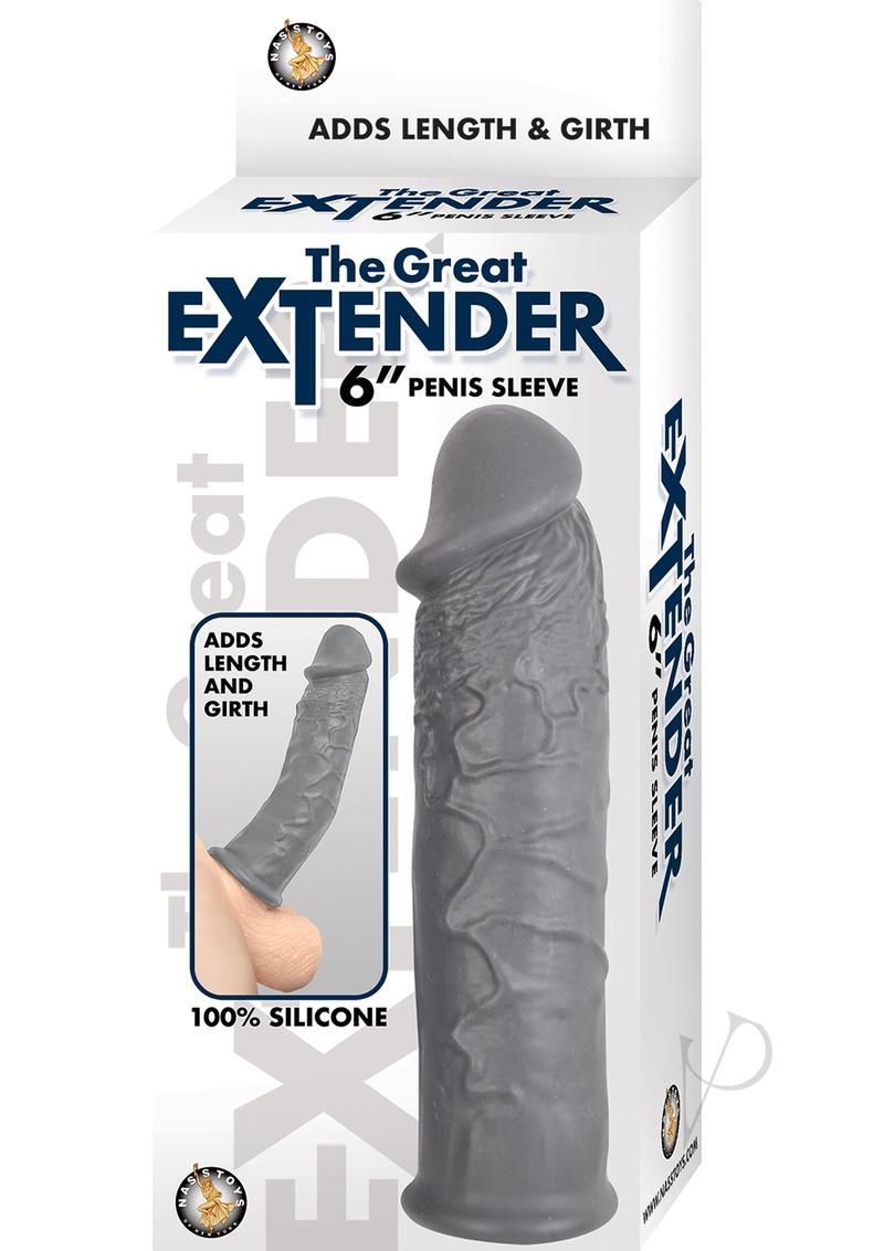 The Great Extender Penis Sleeve 6 Grey_0