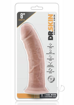 Dr Skin Cock W/suction 8 Vanilla_0