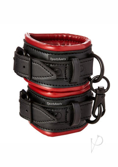 Saffron Cuffs Black/red_1