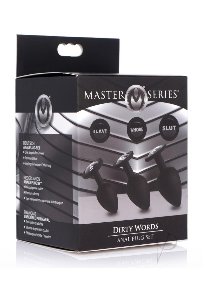 Ms Dirty Words 3pc Plug Set_0