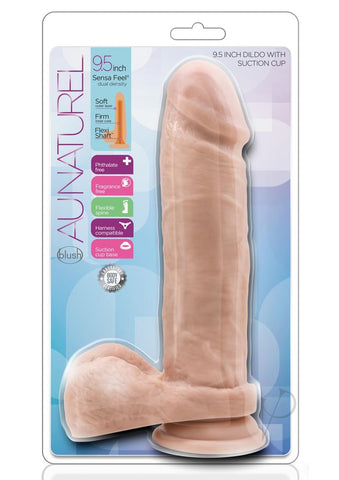 Image of Au Naturel Dildo With Suction 9.5 Vanil_0