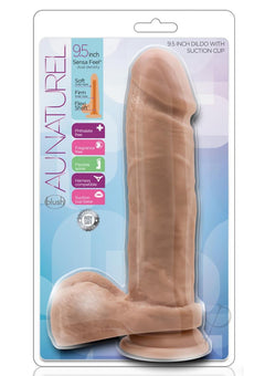 Au Naturel Dildo With Suction 9.5 Mocha_0