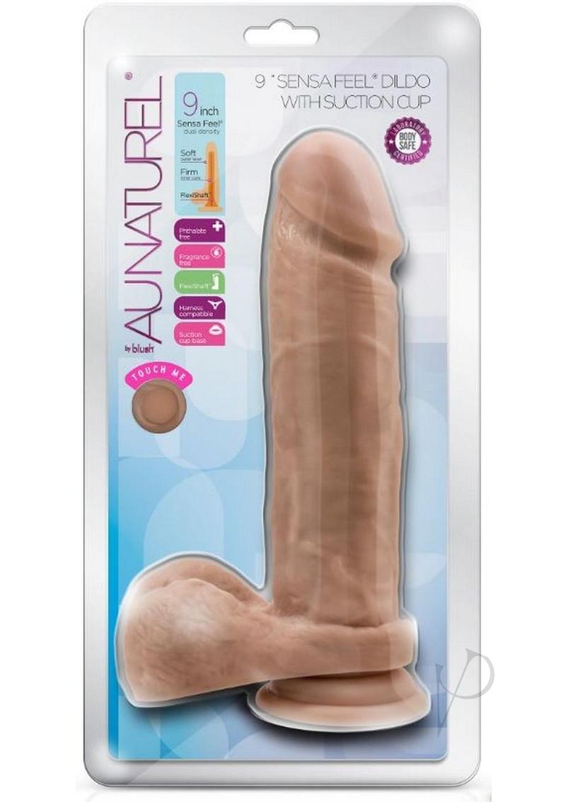 Au Naturel Dildo With Suction 9.5 Mocha_0