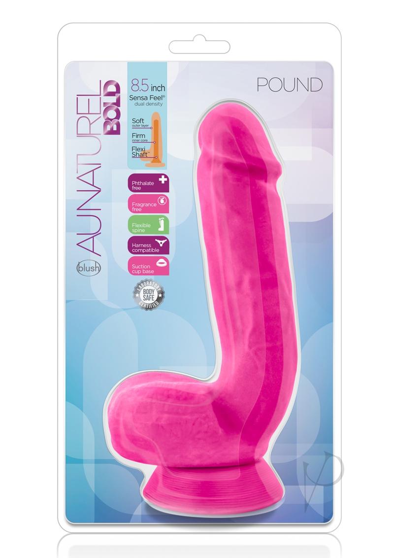 Au Naturel Bold Pound Dildo 8.5 Pink_0