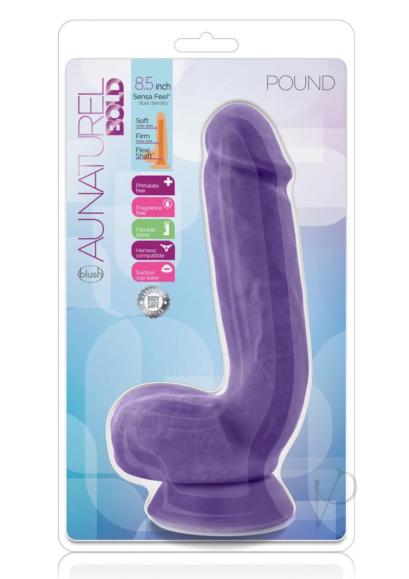 Au Naturel Bold Pound Dildo 8.5 Purp_0