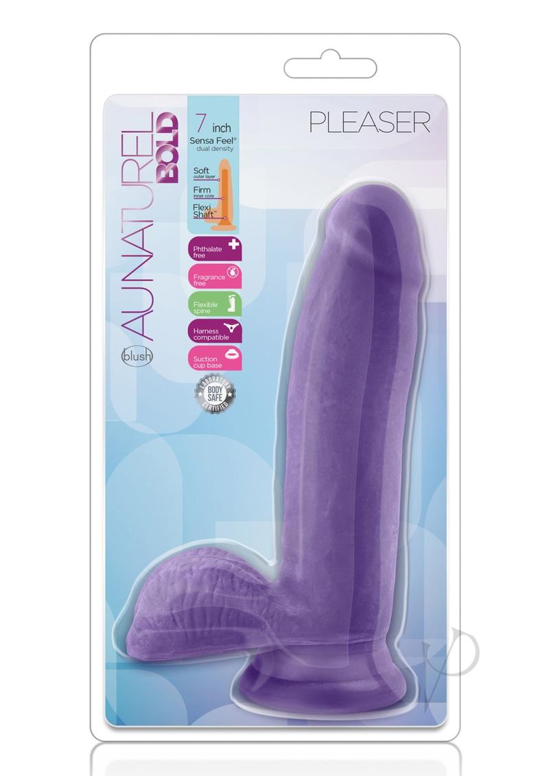 Au Naturel Bold Pleaser Dildo 7 Purp_0