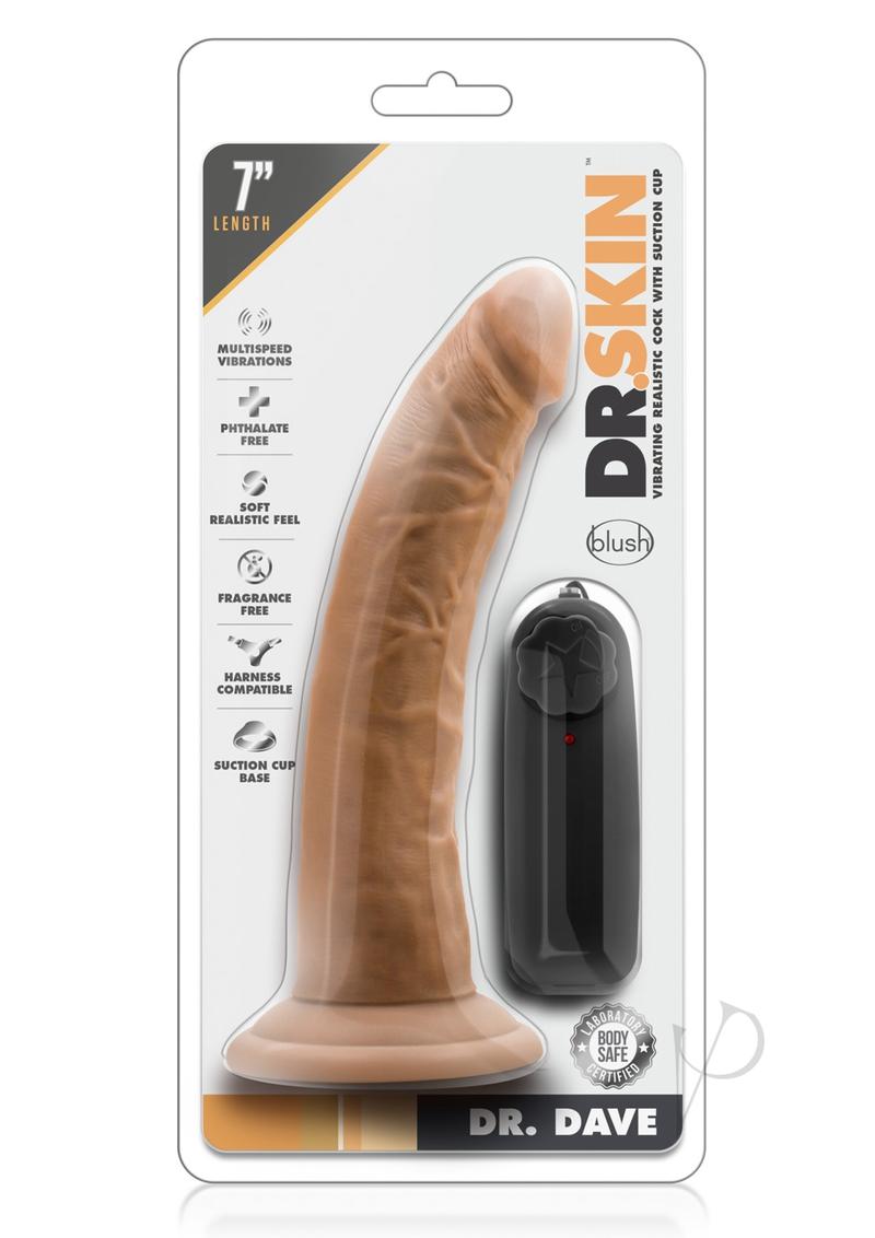 Dr Skin Dr Dave Vibe Cock W/suction Moch_0