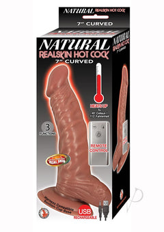 Natural Realskin Hotcock Curved 7 Brn_0