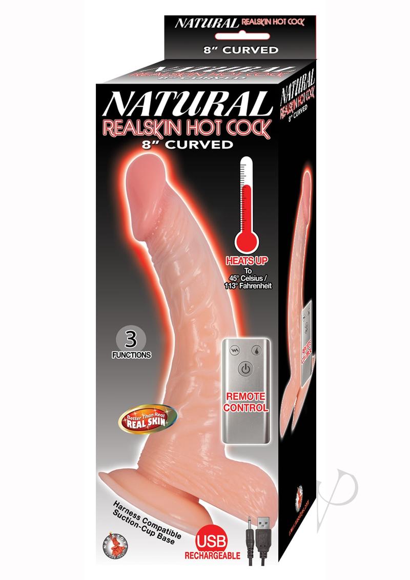 Natural Realskin Hotcock Curved 8 Fle_0