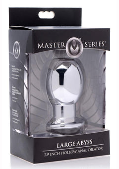 Ms Large Abyss Hollow Anal Plug Steel_0