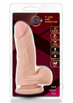 X5 Plus Cock W/suction Cup 5 Beige_0