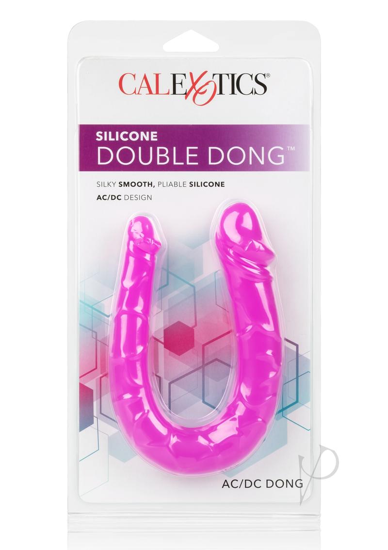 Silicone Double Dong Ac/dc Dong Pink_0