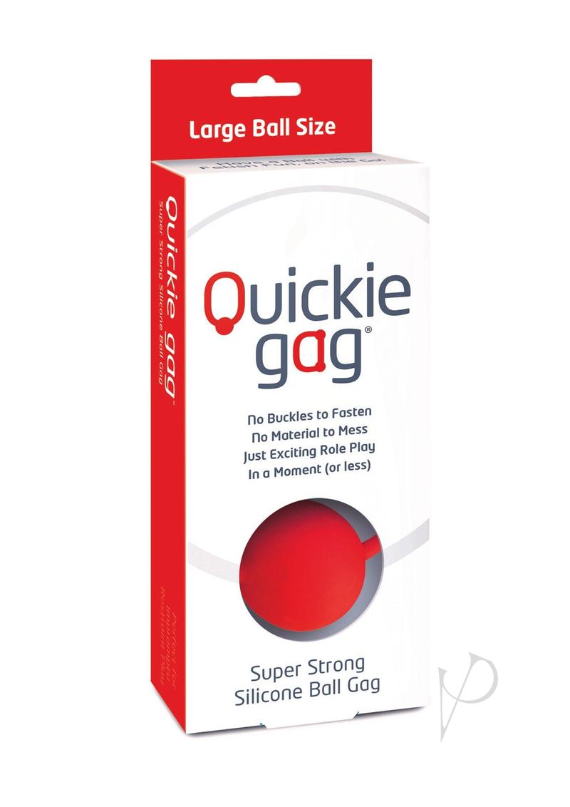 Quickie Ball Gag Large Red_0