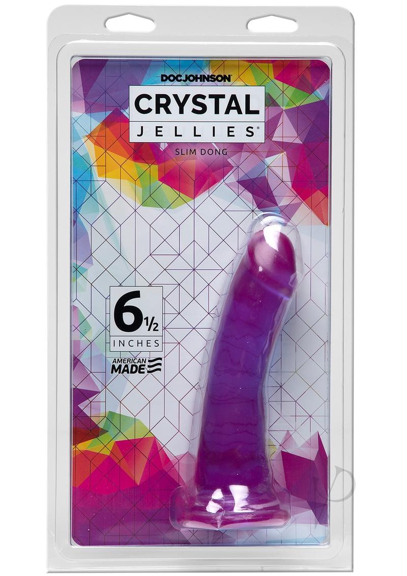 Crystal Jellies Slim Dong 6.5 Purple_0