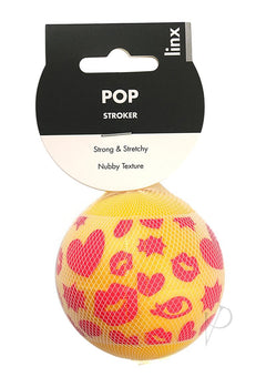 Linx Pop Stroker Ball Clear/yellow Os_0