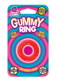 Rock Candy Gummy Ring Red_0