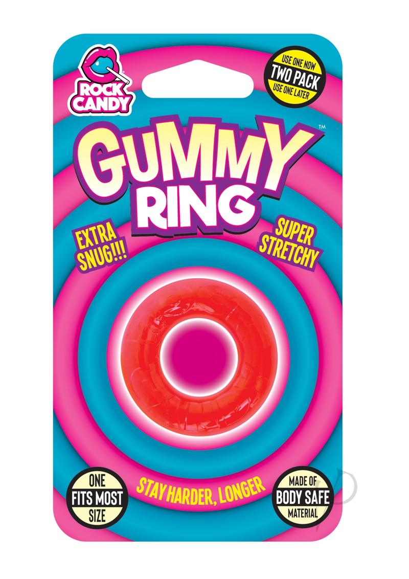 Rock Candy Gummy Ring Red_0