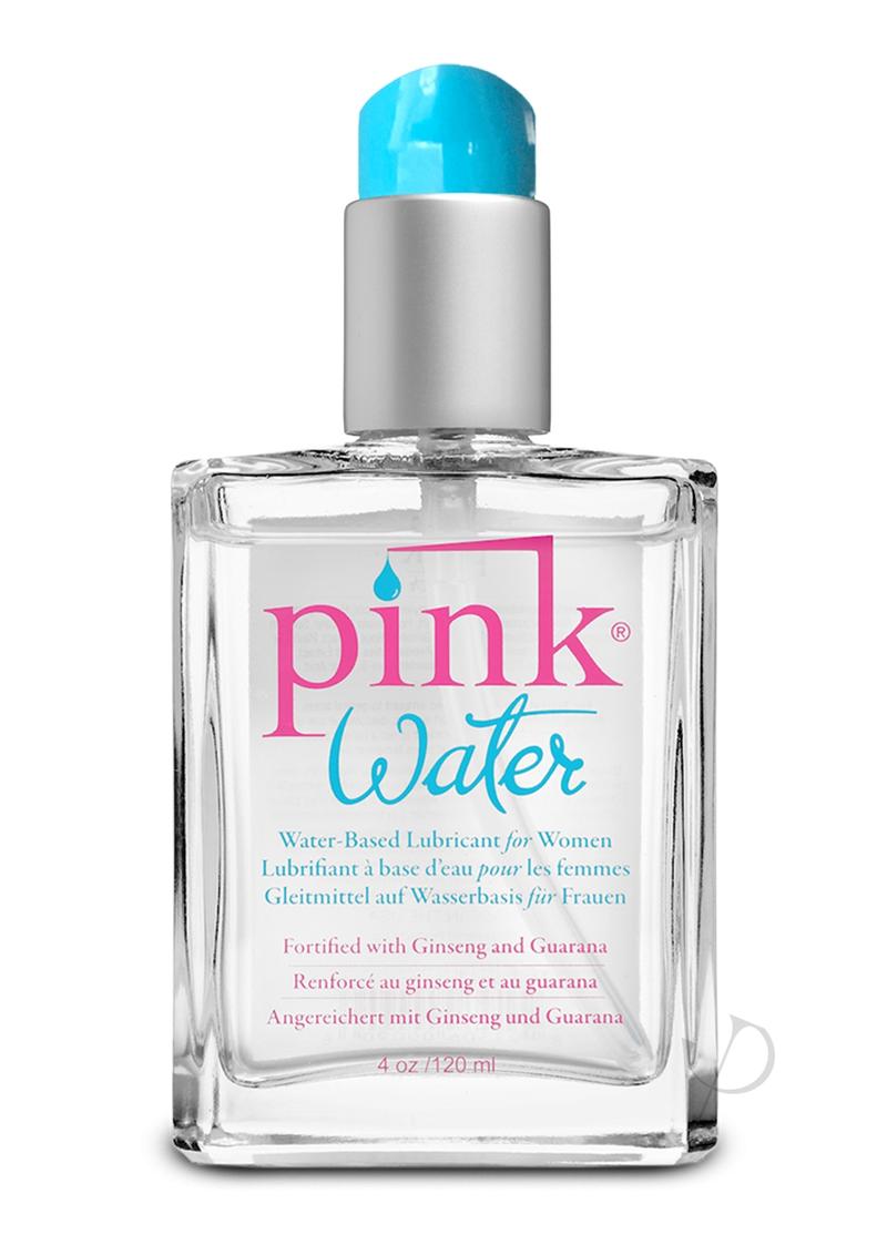 Pink Water 4oz Glass Bottle W/pump_0