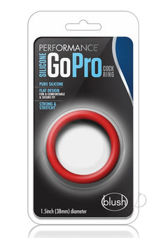 Performance Silicone Go Pro Cockring Red_0