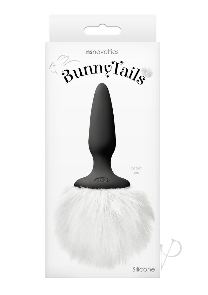 Bunny Tails Mini Anal Plug White_0