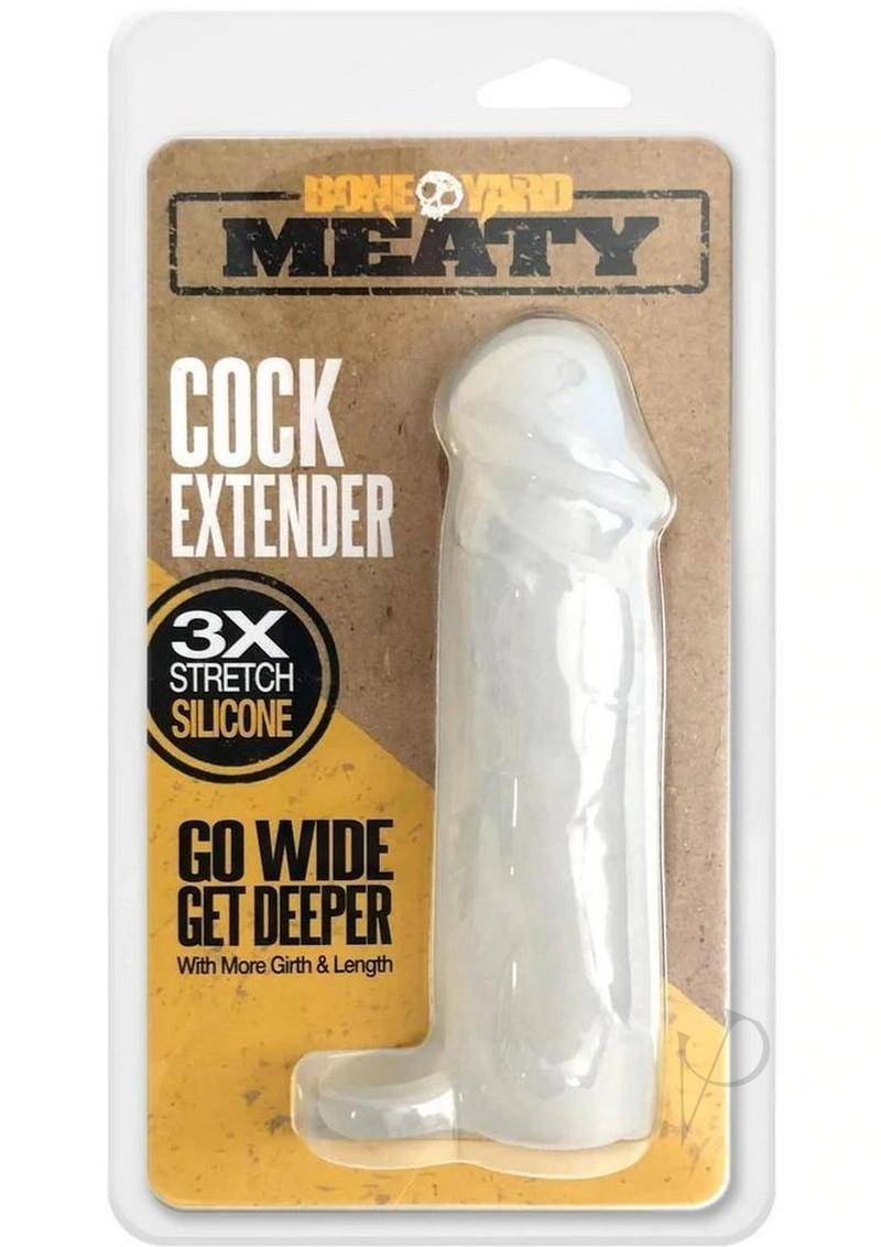 Boneyard Meaty Cock Extender Clear_0