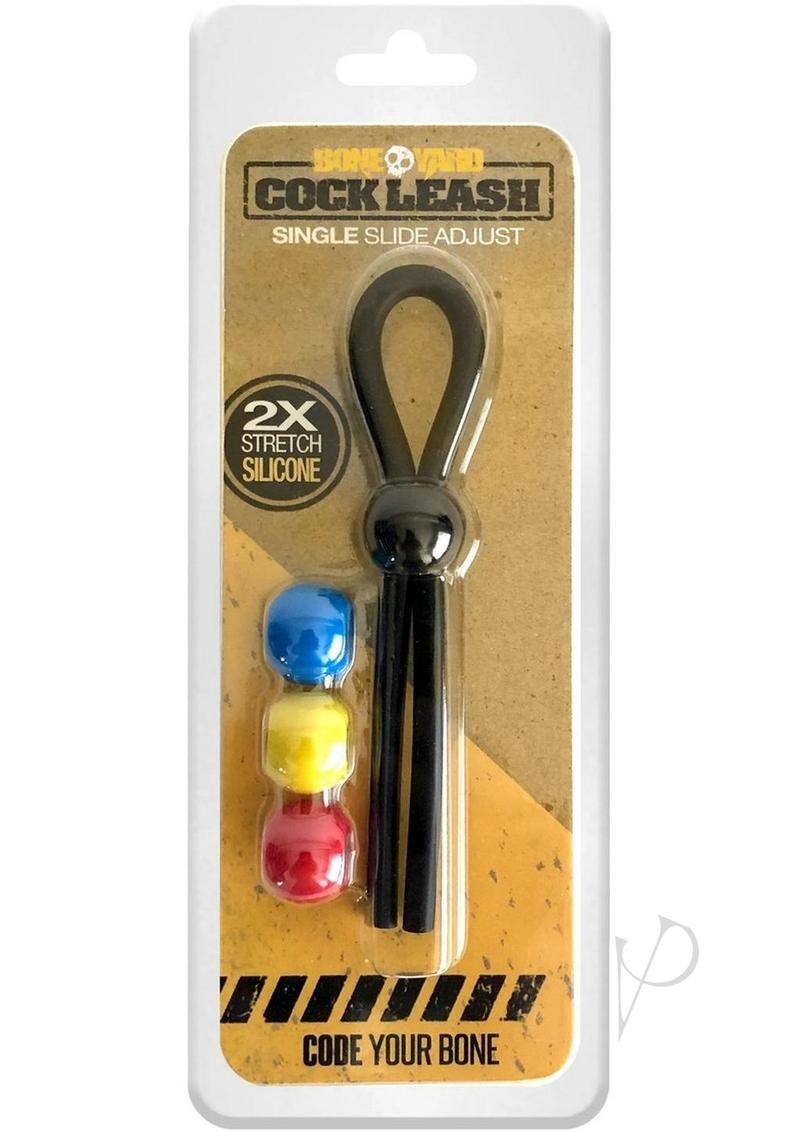 Boneyard Single Cock Leash Black_0