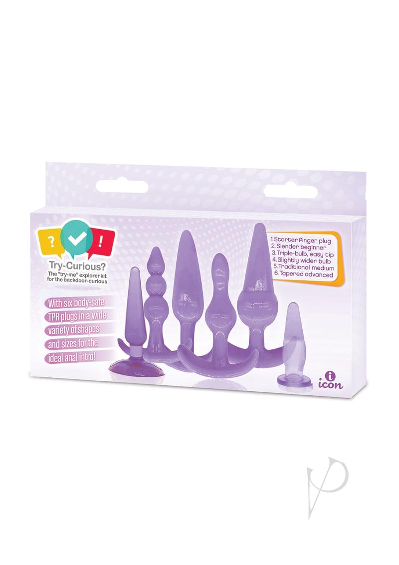 Try Curious Anal Plug Kit Purple_0