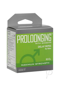 Proloonging W/ginseng Delay Wipe 10ct Pk_0