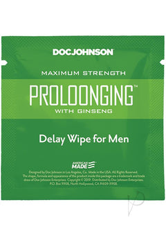 Proloonging W/ginseng Delay Wipe 10ct Pk_1