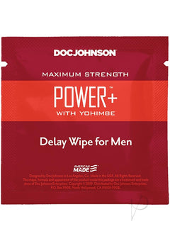 Power W/yohimbe Delay Wipe 10ct_1