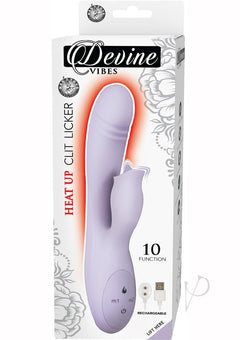 Devine Vibes Heat-up Clit Licker Lav_0