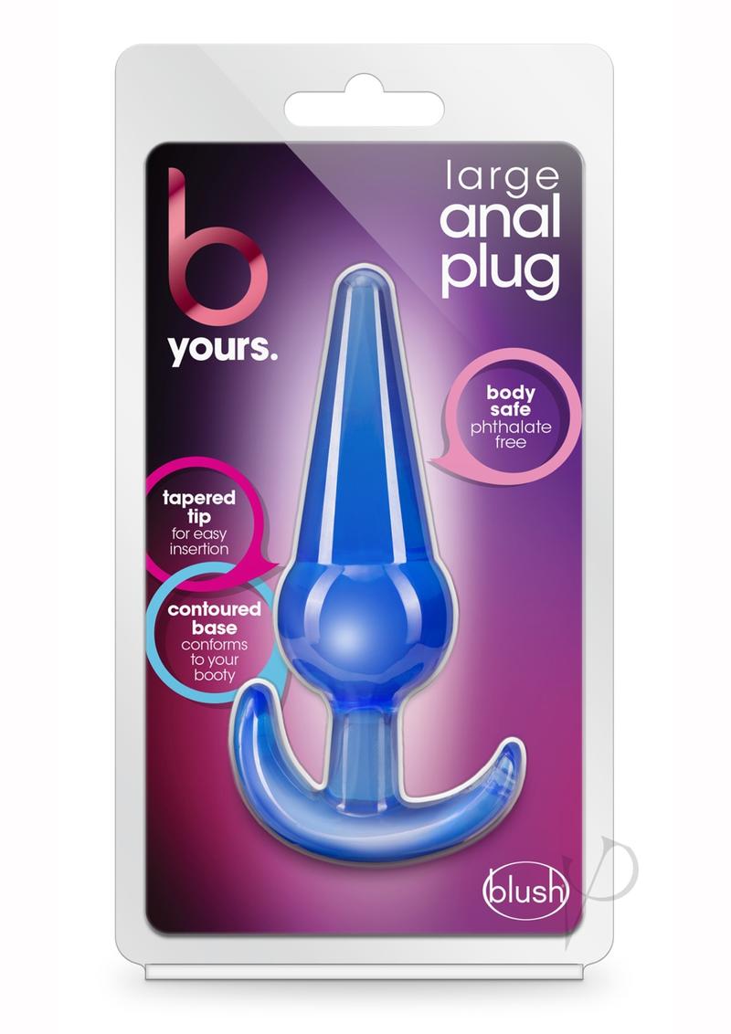 B Yours Large Anal Plug Blue_0