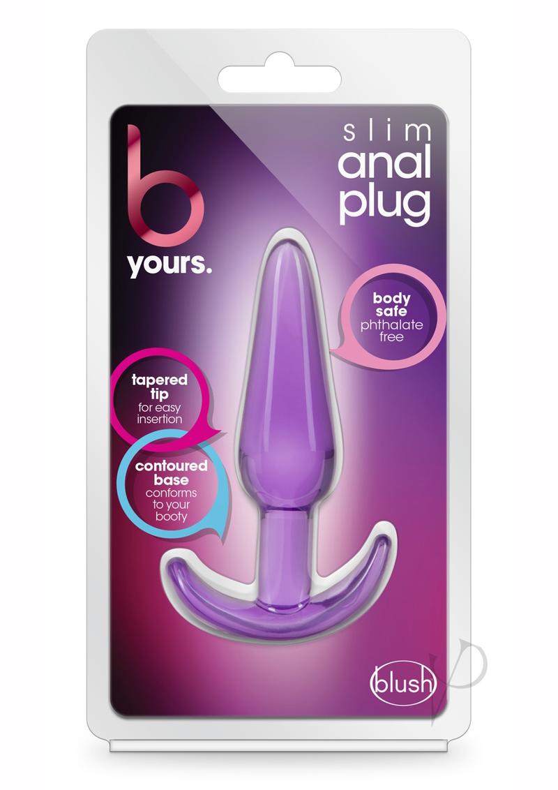 B Yours Slim Anal Plug Purple_0