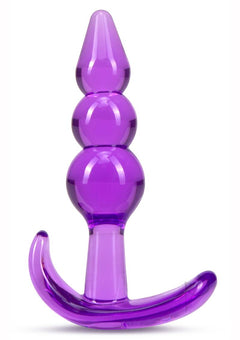 B Yours Triple Bead Anal Plug Purple_1