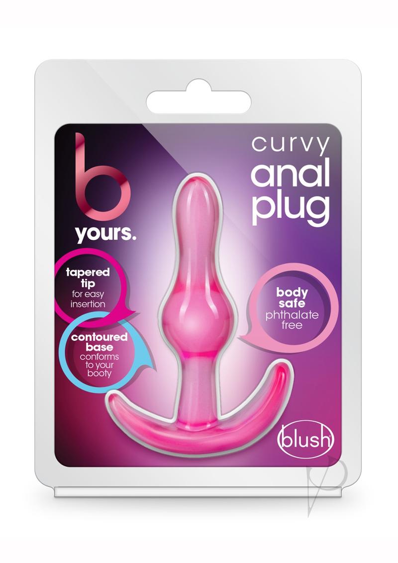 B Yours Curvy Anal Plug Pink_0