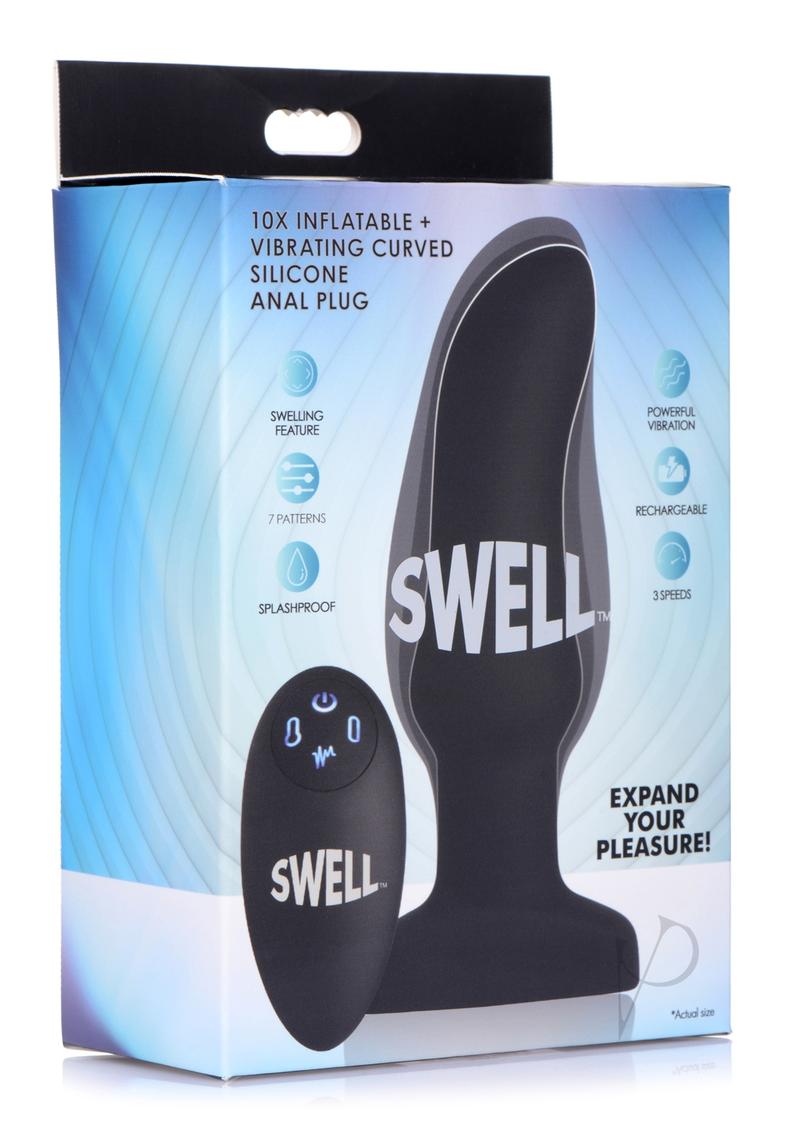 Swell 10x Inflate Vibe Curved Anal Plug_0