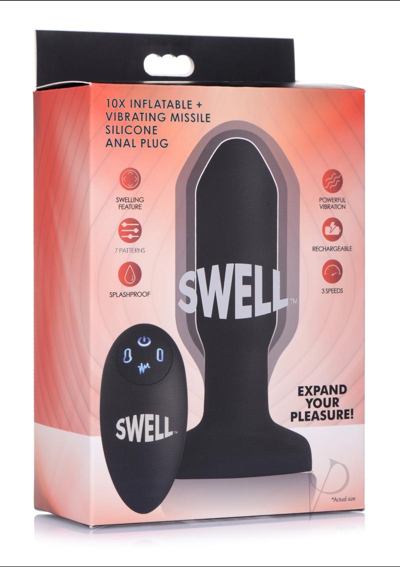 Swell 10x Inflate Vibe Missle Anal Plug_0