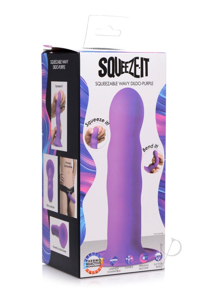 Squeeze It Squeezable Wavy Dildo Prp_0